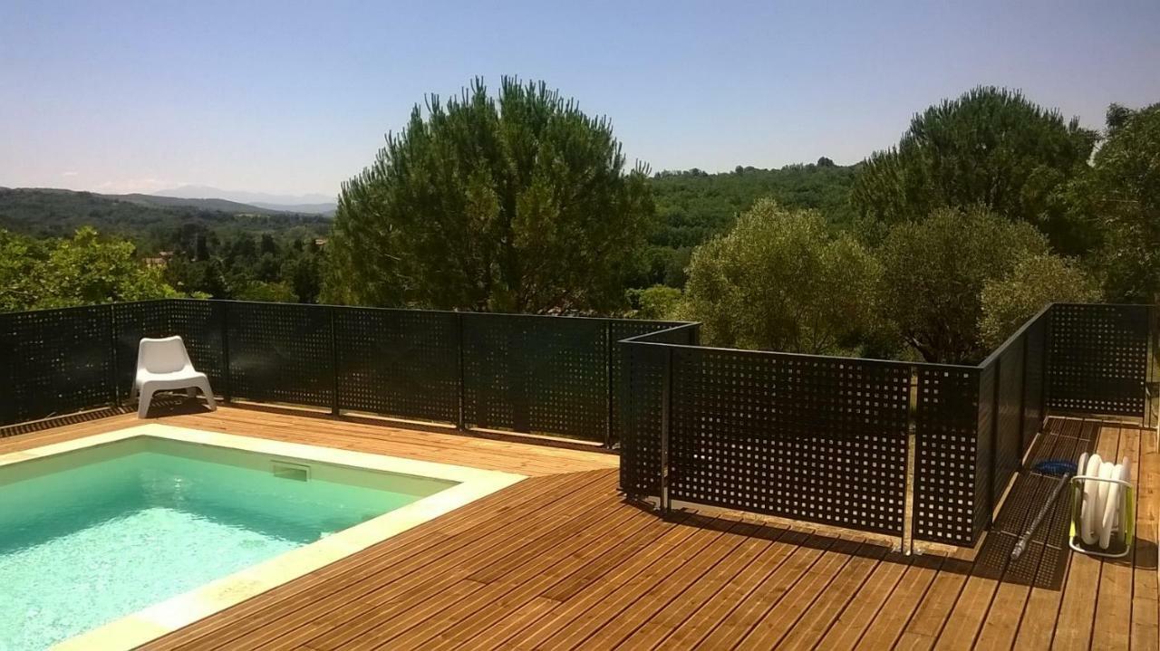 Villa Piscine Sud France Verzeille Exteriör bild