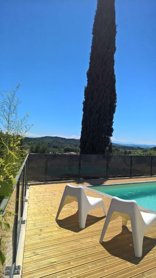 Villa Piscine Sud France Verzeille Exteriör bild